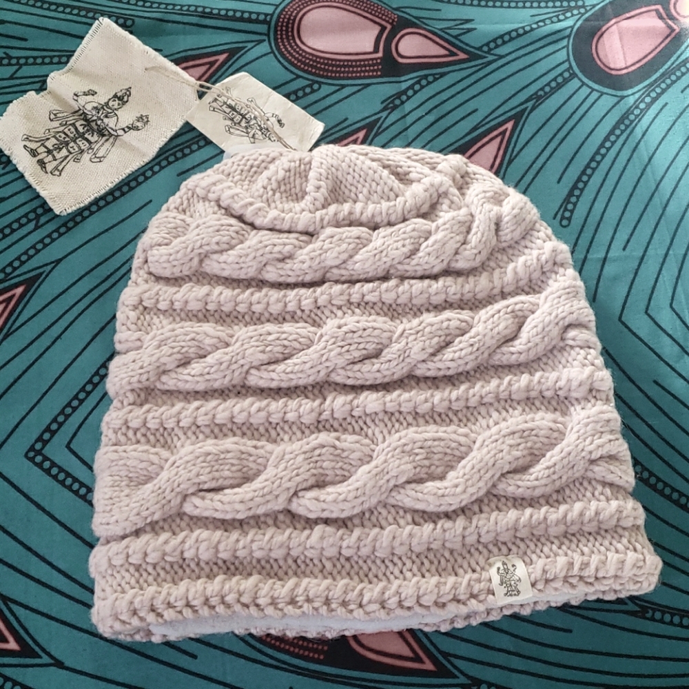 🌹HM Nepali Merino Triple Braid Slouch Pink Quartz